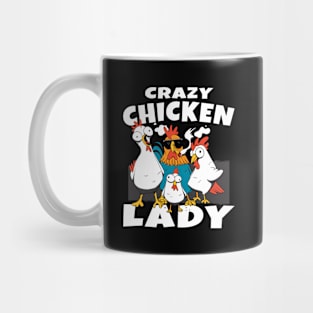 Crazy Chicken Lady Mug